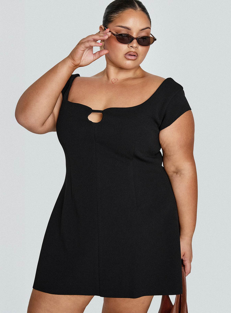 Sylvette Mini Dress Black Curve · photo 1