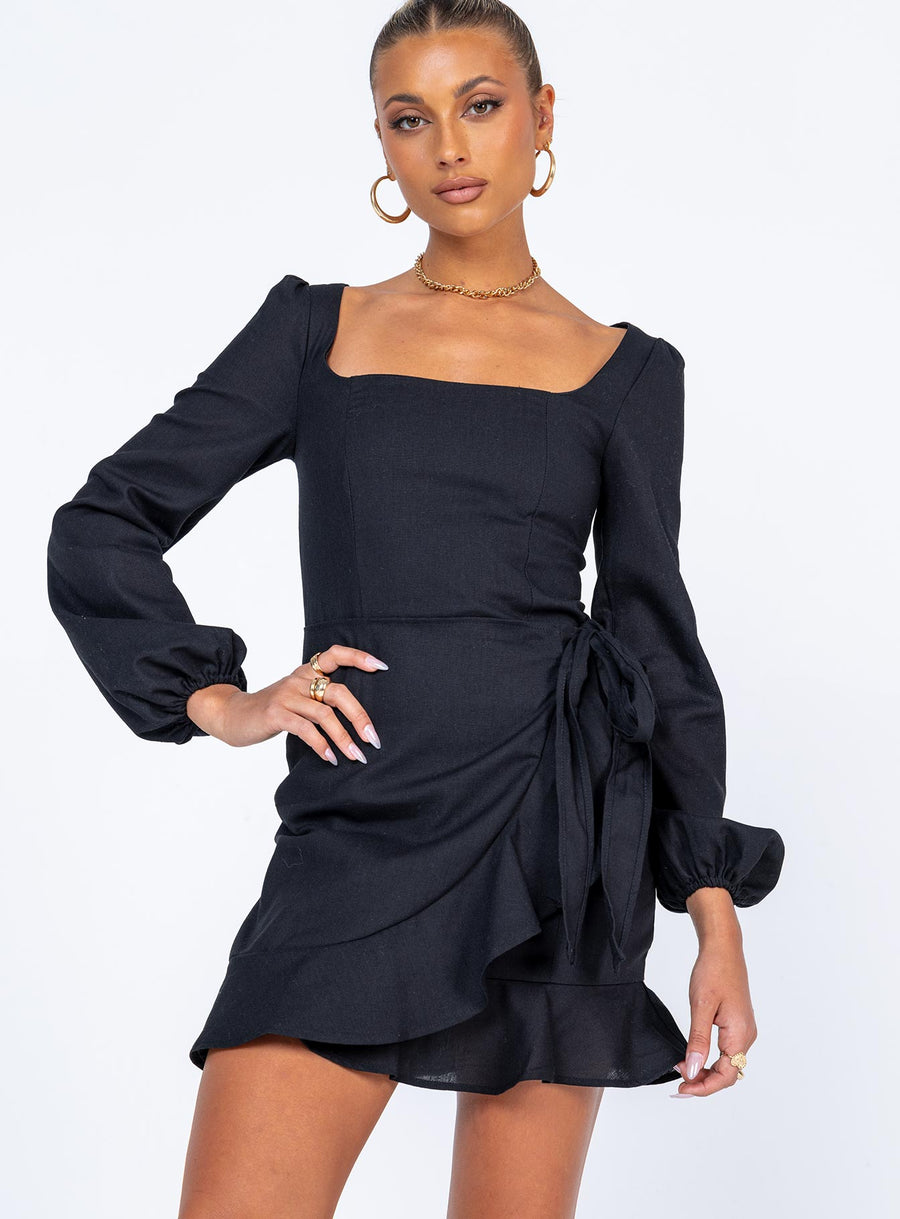 The Villa Mini Dress Black · photo 4