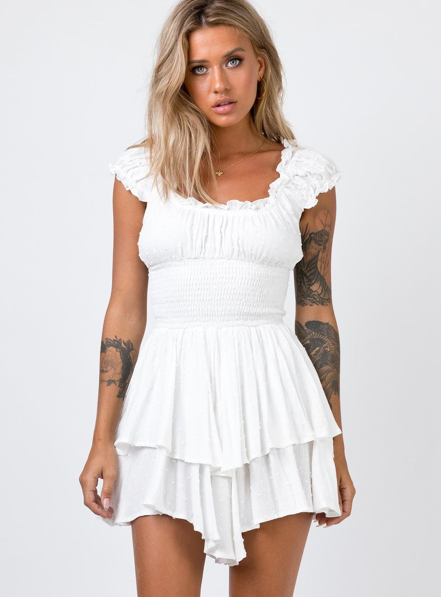 The Love Galore Romper White · photo 2