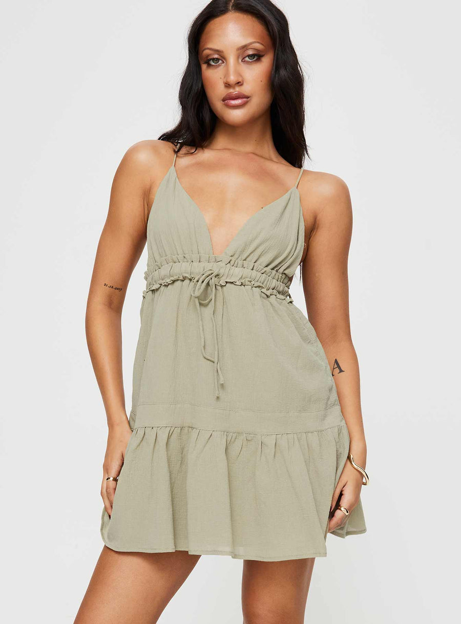 Dionne Mini Dress Olive · photo 2