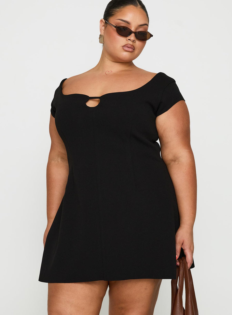 Sylvette Mini Dress Black Curve · photo 2
