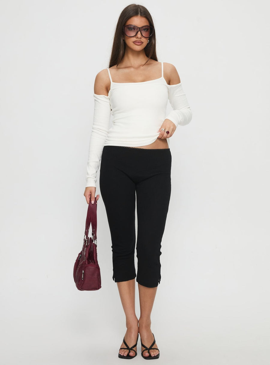 Baseline Rib Capri Pants Black · photo 9