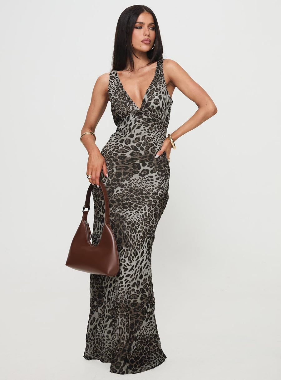 Nellie Maxi Dress Leopard · photo 2