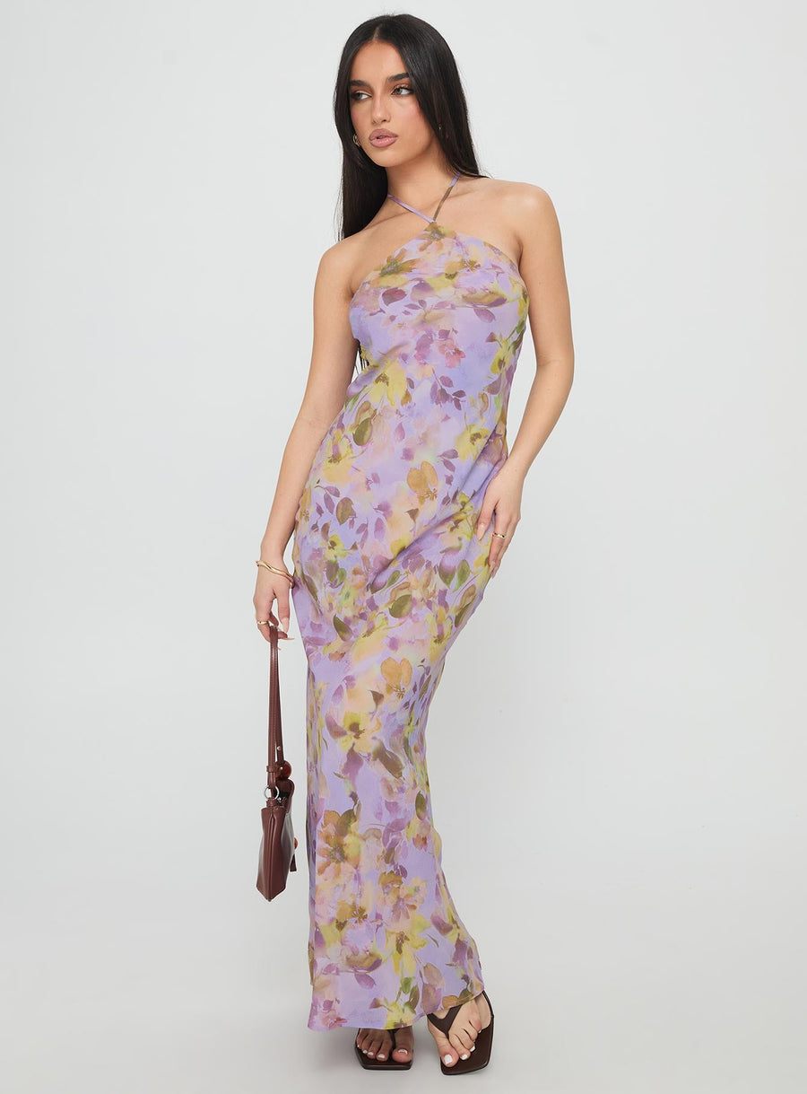 Florabella Halter Maxi Dress Multi · photo 2