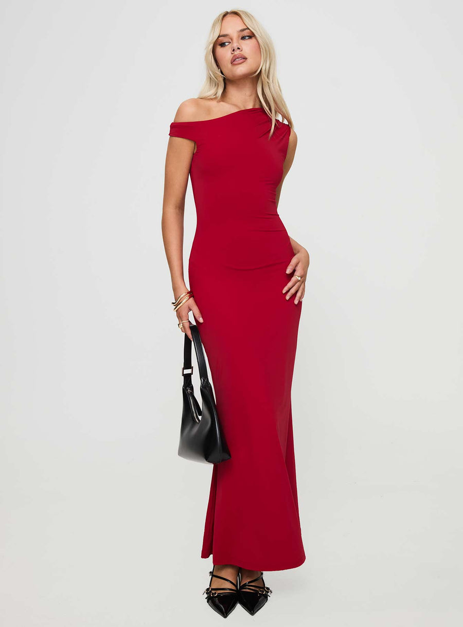 Beller Maxi Dress Red · photo 3