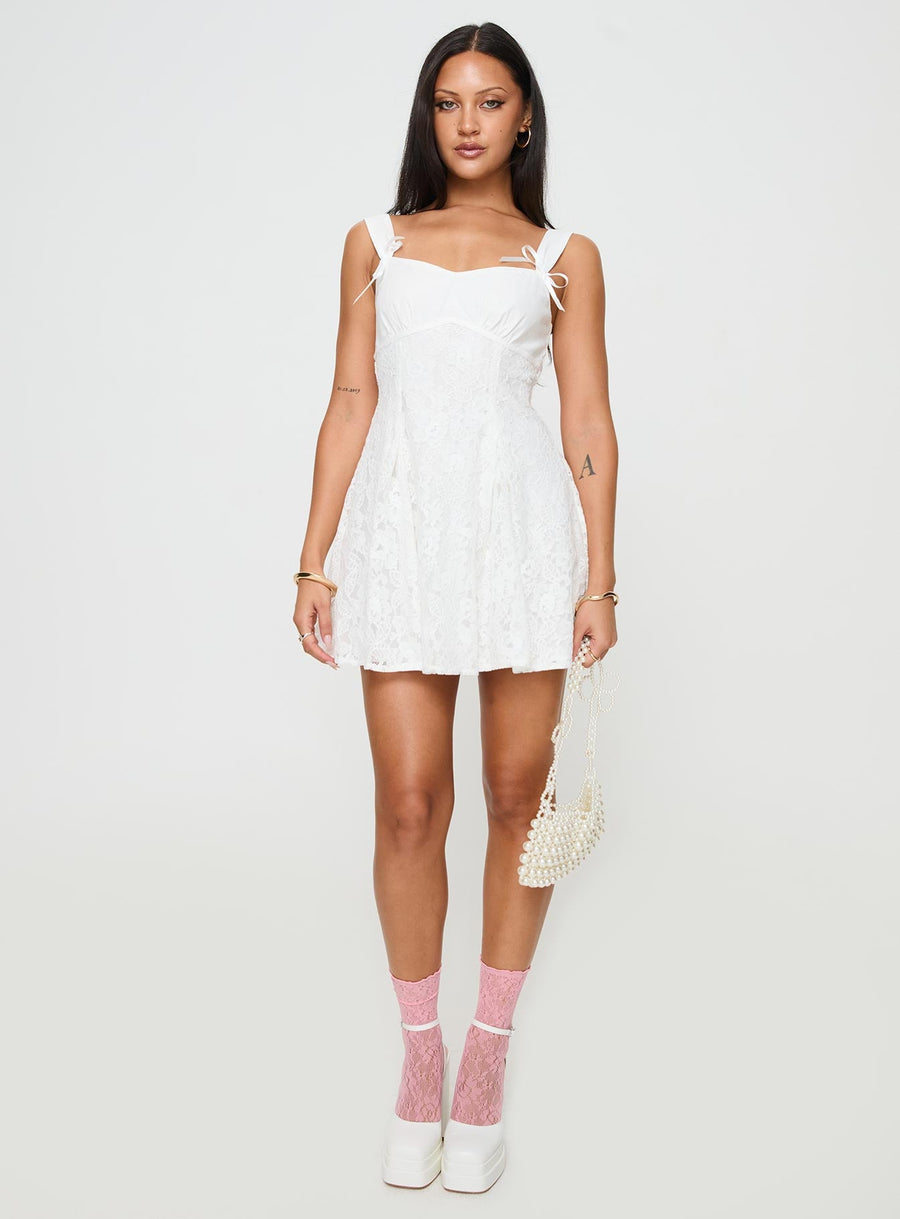 Tadea Mini Dress White · photo 3