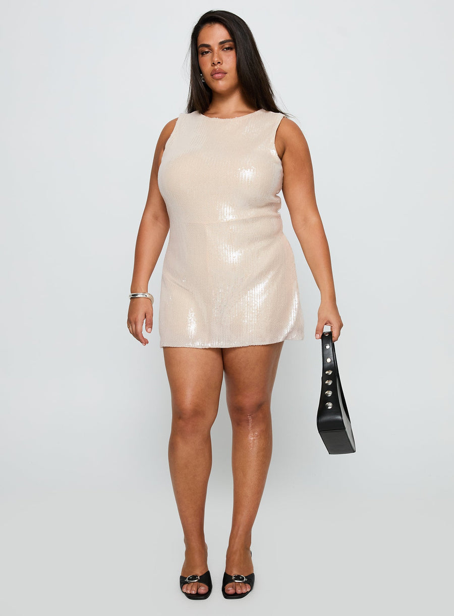 Yumiko Romper Champagne Sparkle Curve · photo 3