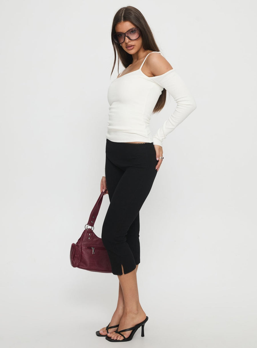 Baseline Rib Capri Pants Black · photo 10