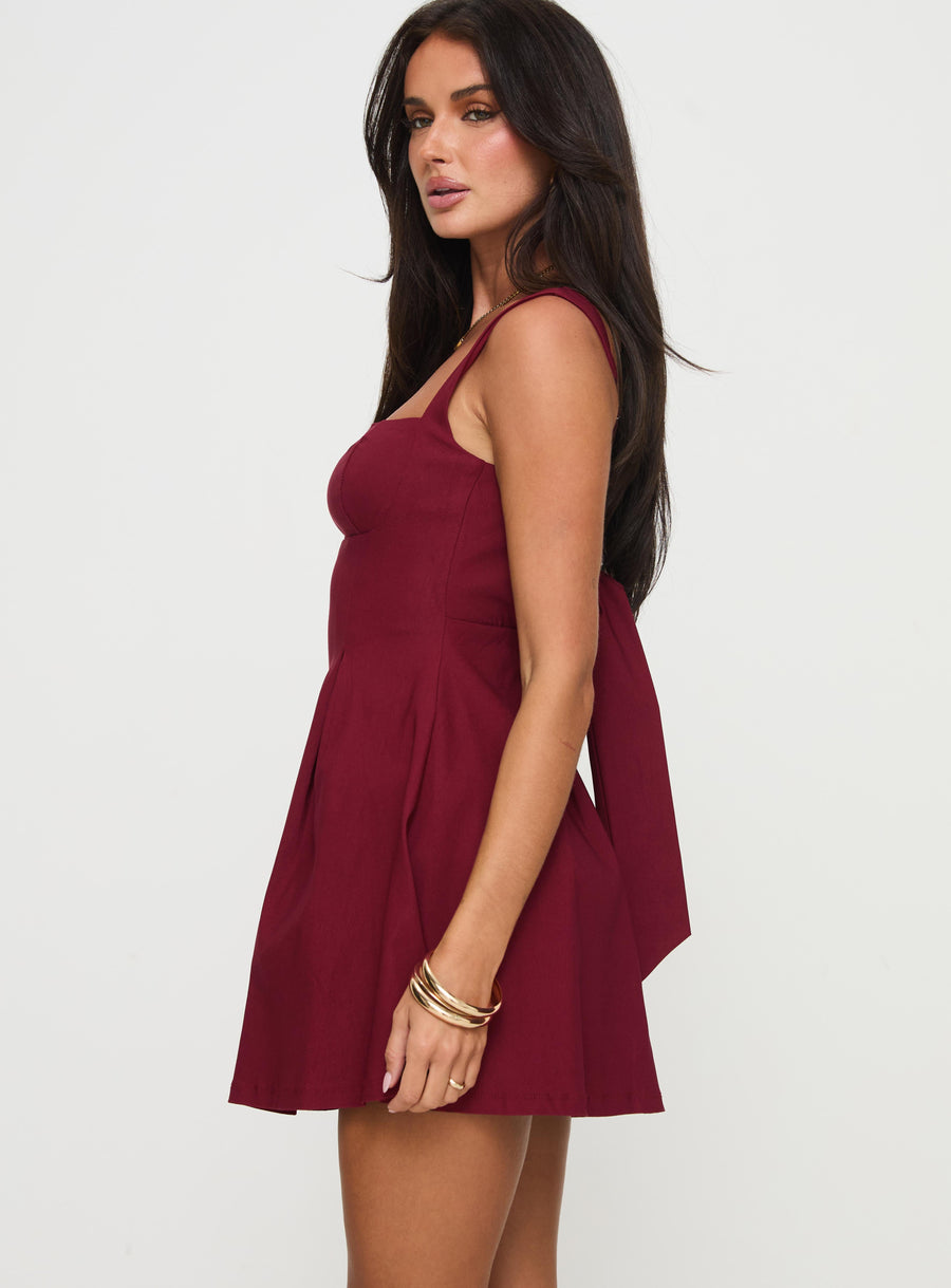 Xanthus Mini Dress Red Petite · photo 3