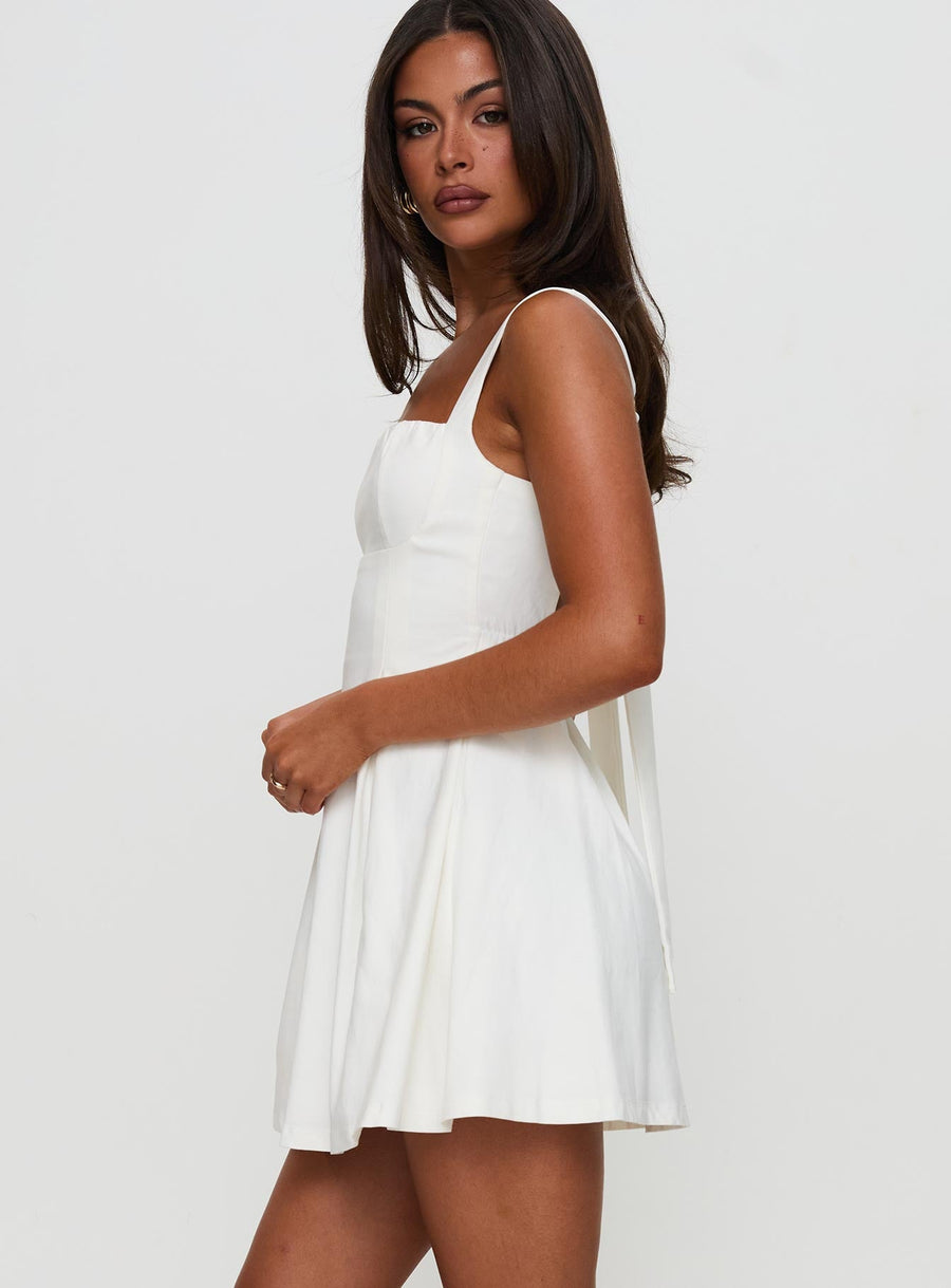 Xanthus Mini Dress White · photo 7