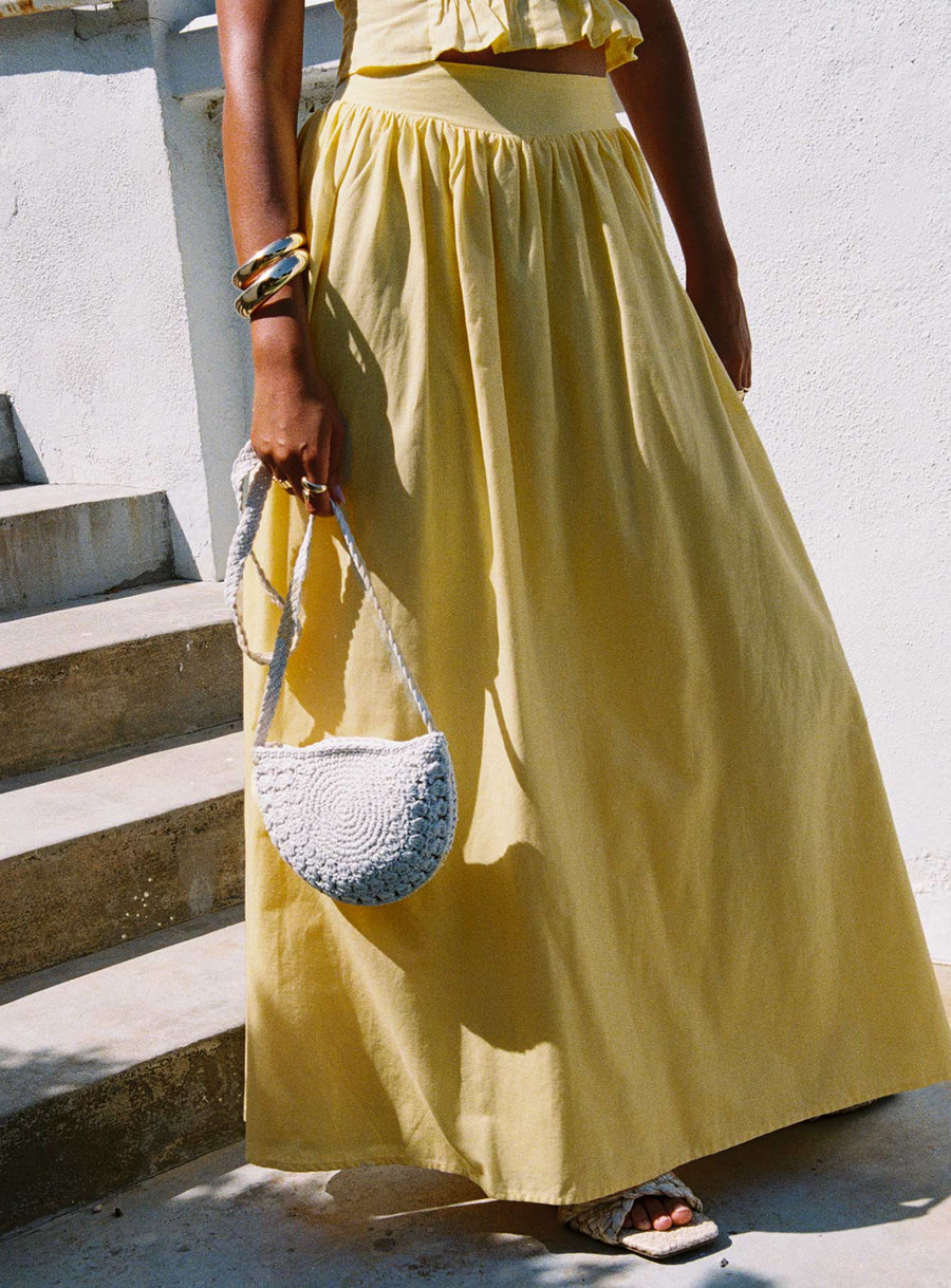 Valerio Maxi Skirt Yellow · photo 2