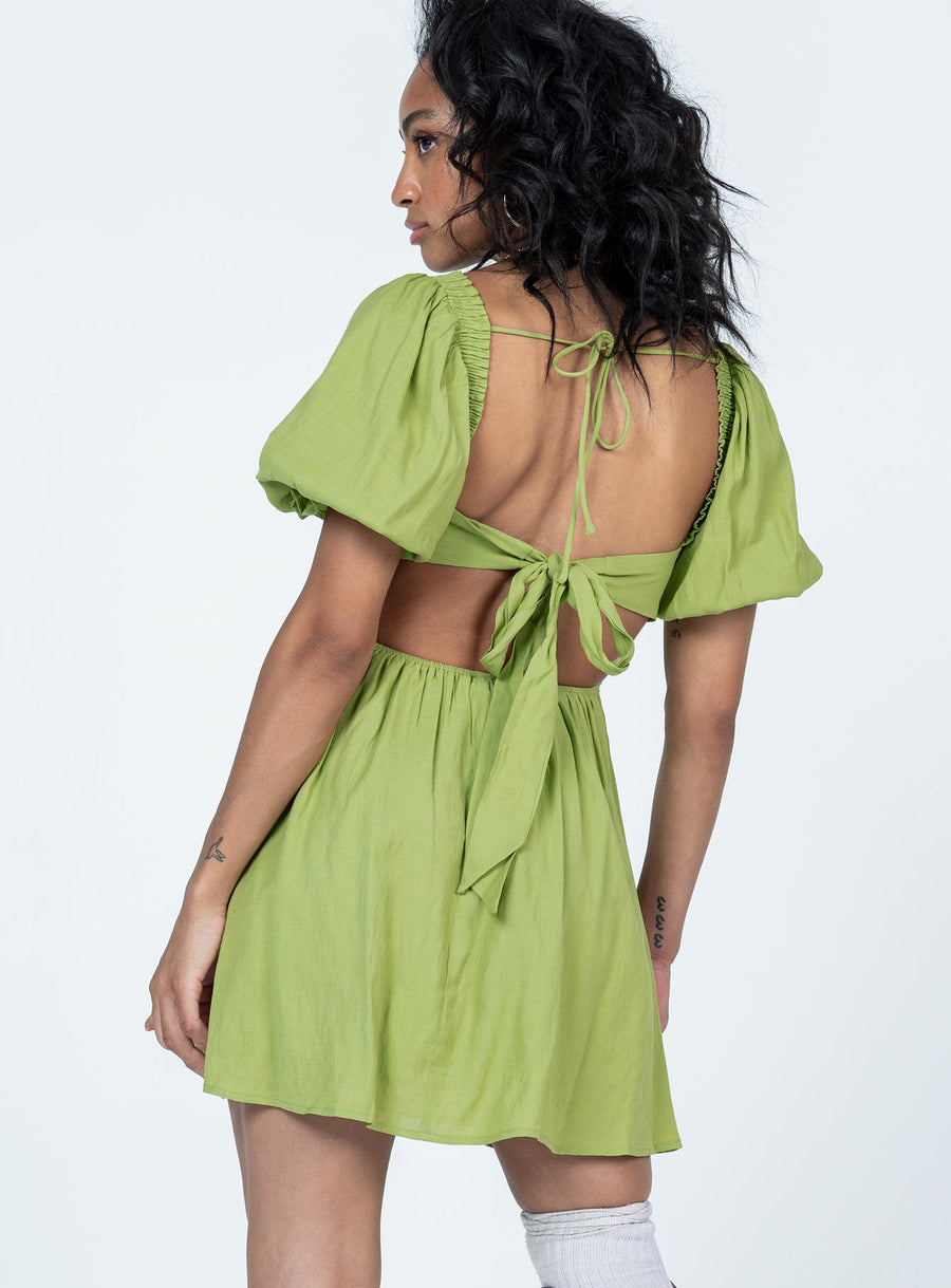 Dani Mini Dress Green · photo 5
