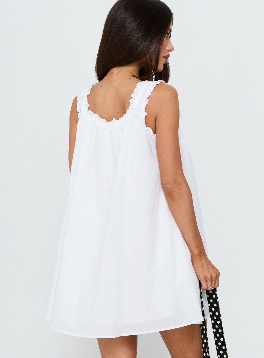 Swing Mini Dress White · photo 5