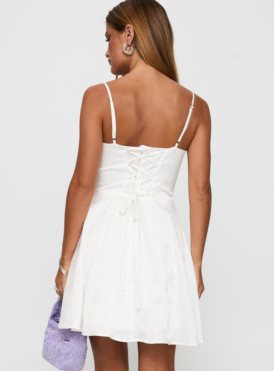 Dreams Ahead Mini Dress White · photo 5