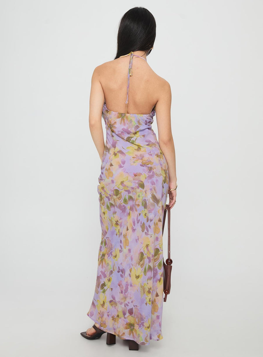 Florabella Halter Maxi Dress Multi · photo 4