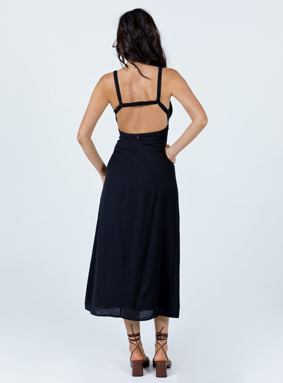 Georgia Midi Dress Black · photo 5