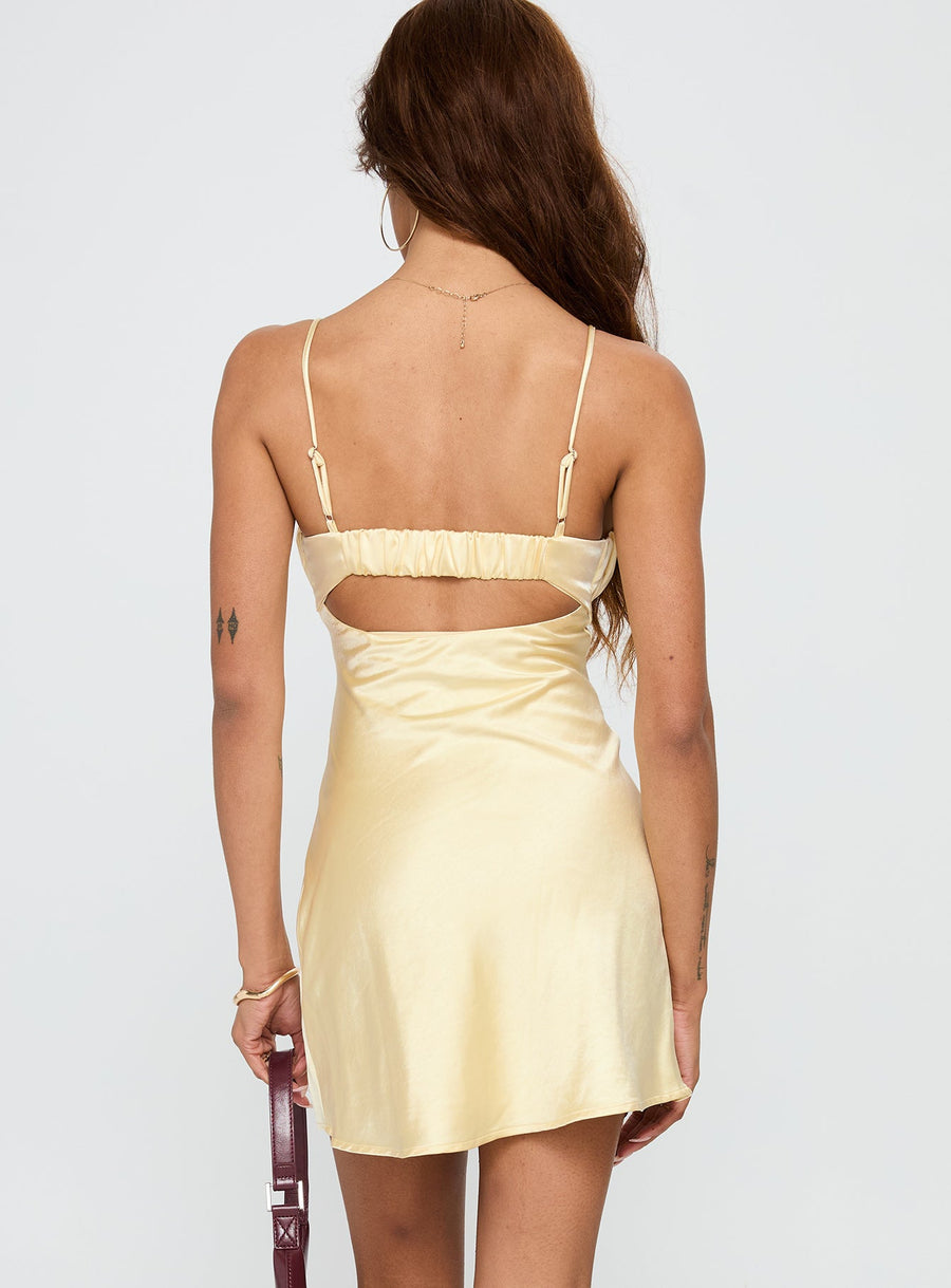 Lulubelle Mini Dress Lemon · photo 5