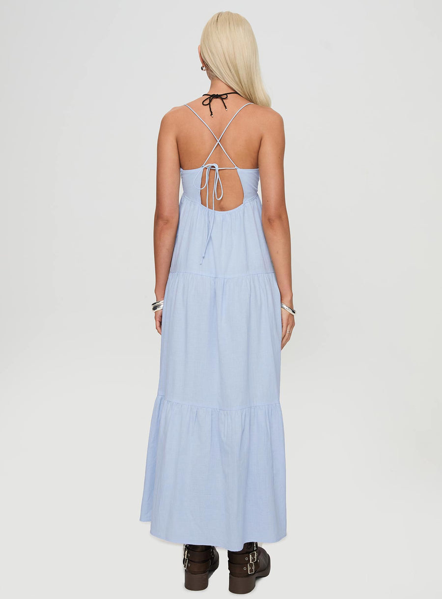 Chelsea Maxi Dress Blue · photo 5