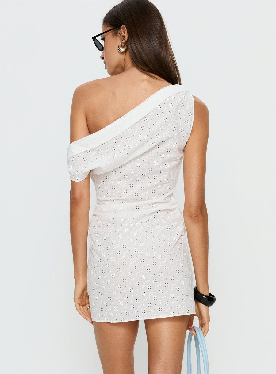 Sweetheart Mini Dress White Anglaise · photo 5