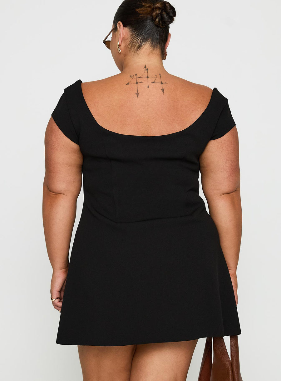 Sylvette Mini Dress Black Curve · photo 5