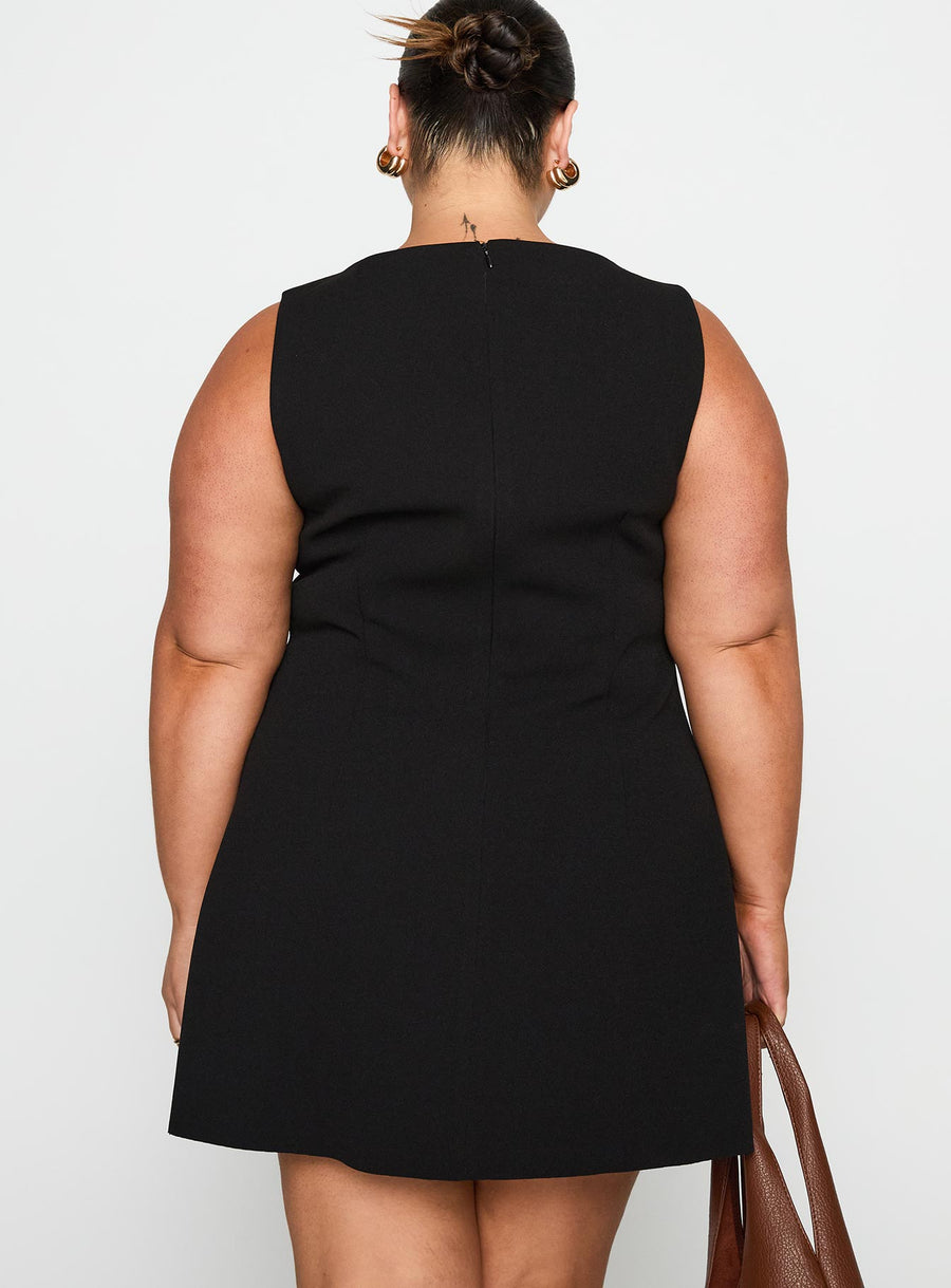 Anse Mini Dress Black Curve · photo 5