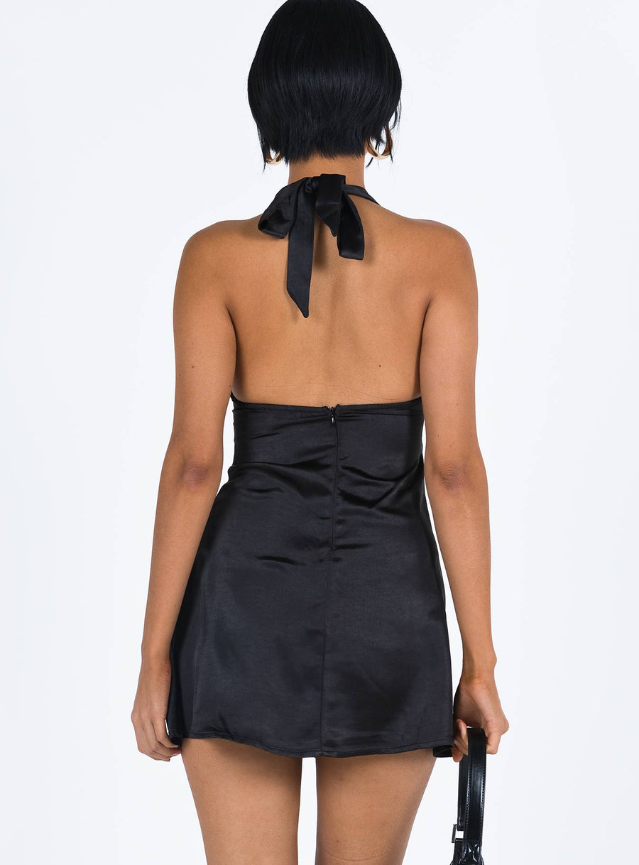 Lanier Mini Dress Black · photo 6