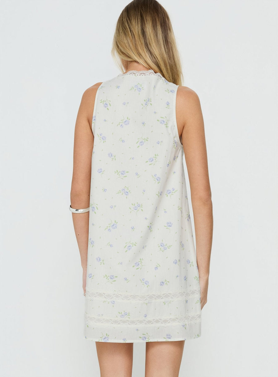 Alanah Mini Dress Blue Ditsy · photo 5