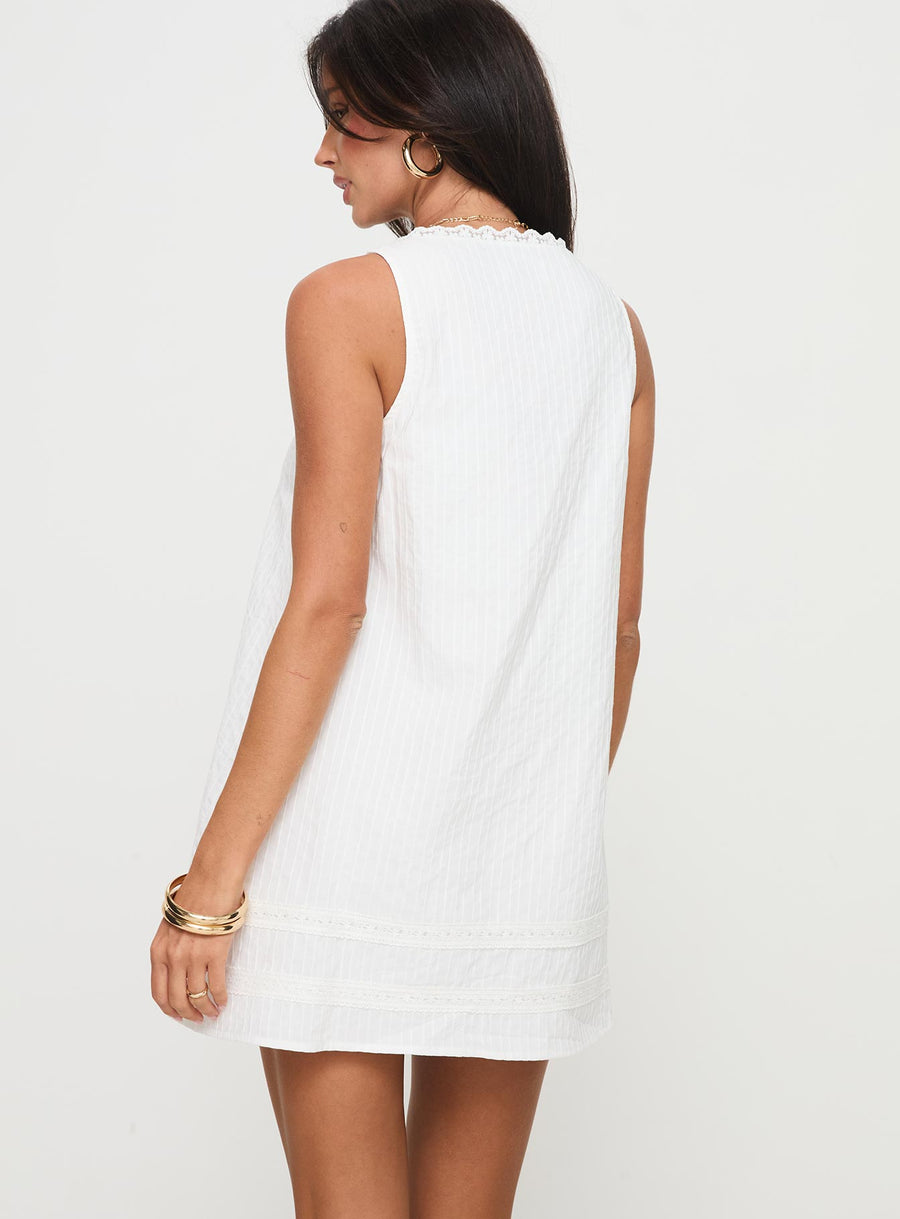 Alanah Mini Dress White · photo 6