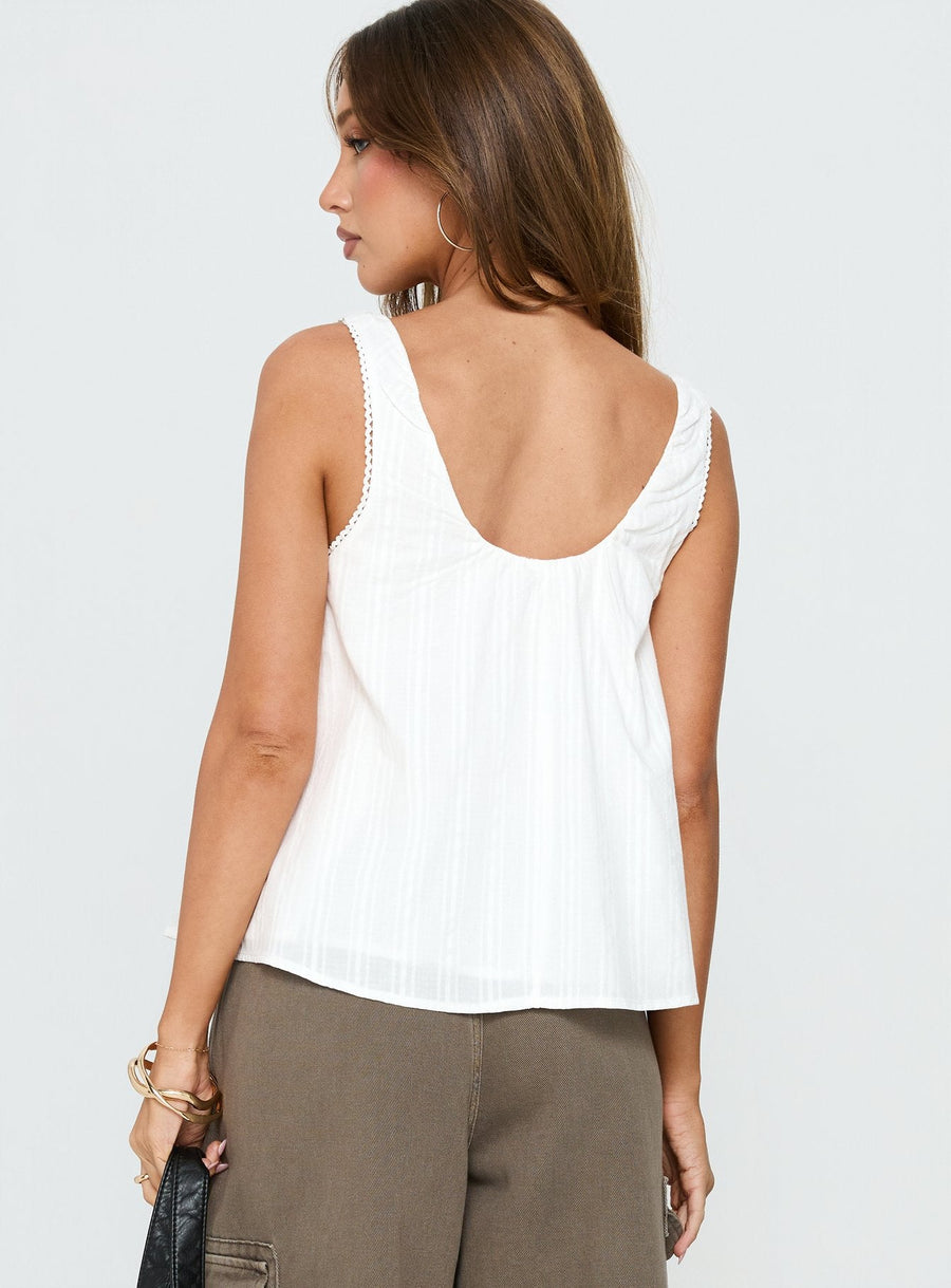 Antiquity Babydoll Top White · photo 5