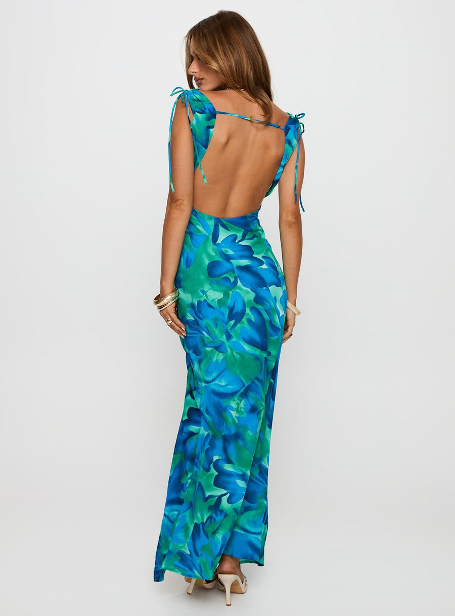Symphonies Cowl Maxi Dress Multi · photo 4