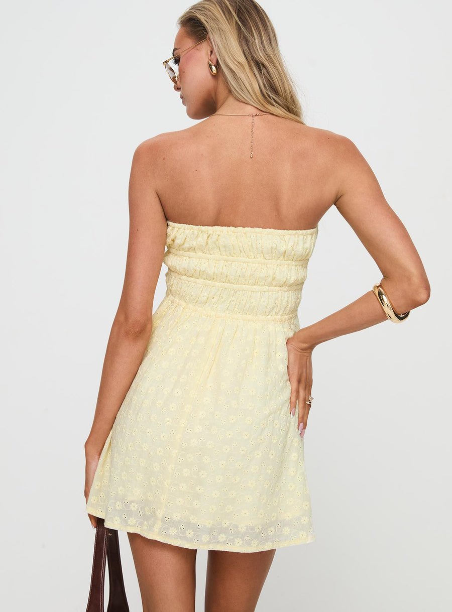 Nnarlia Mini Dress Lemon · photo 5
