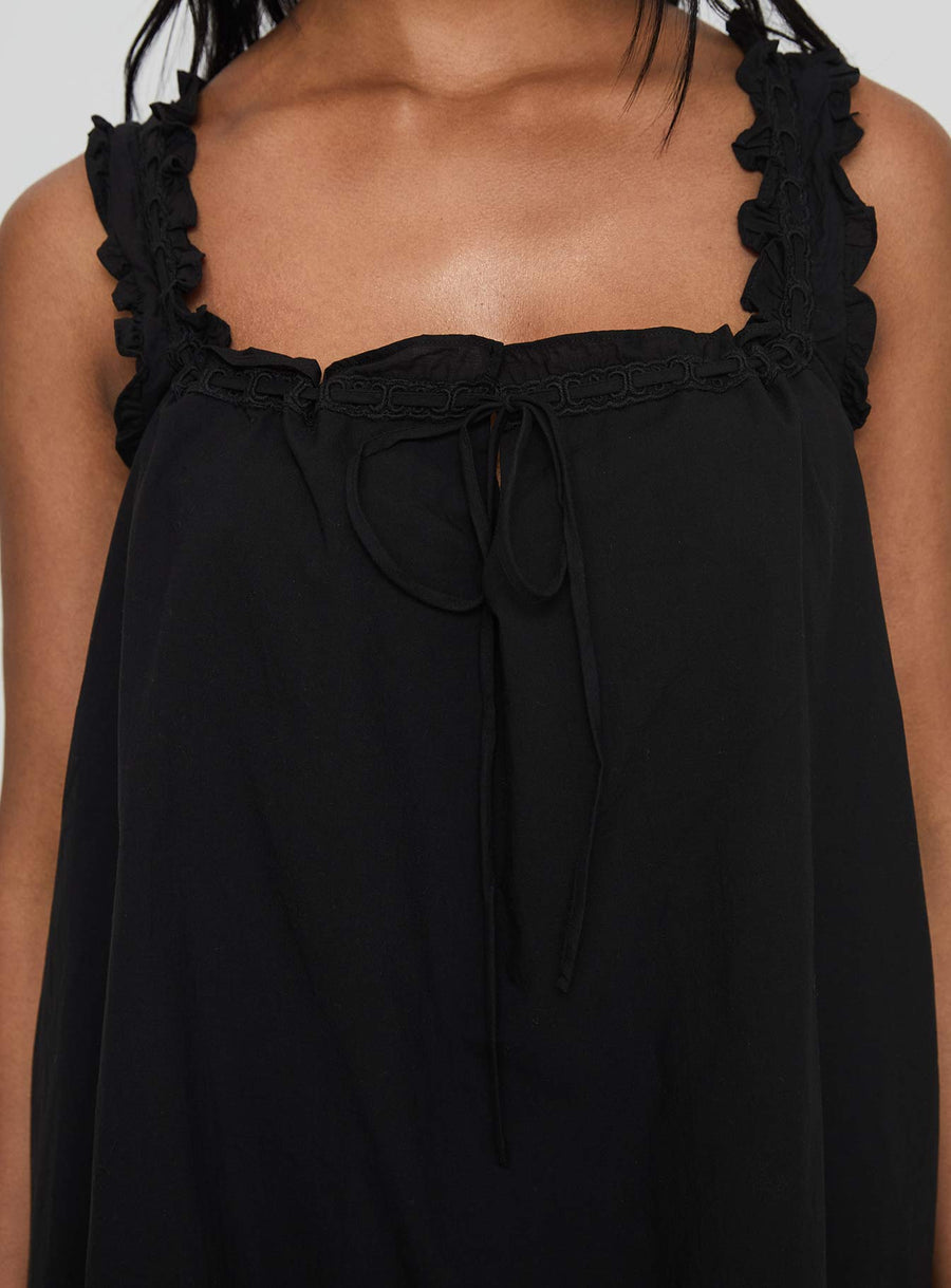 Swing Mini Dress Black Petite · photo 6