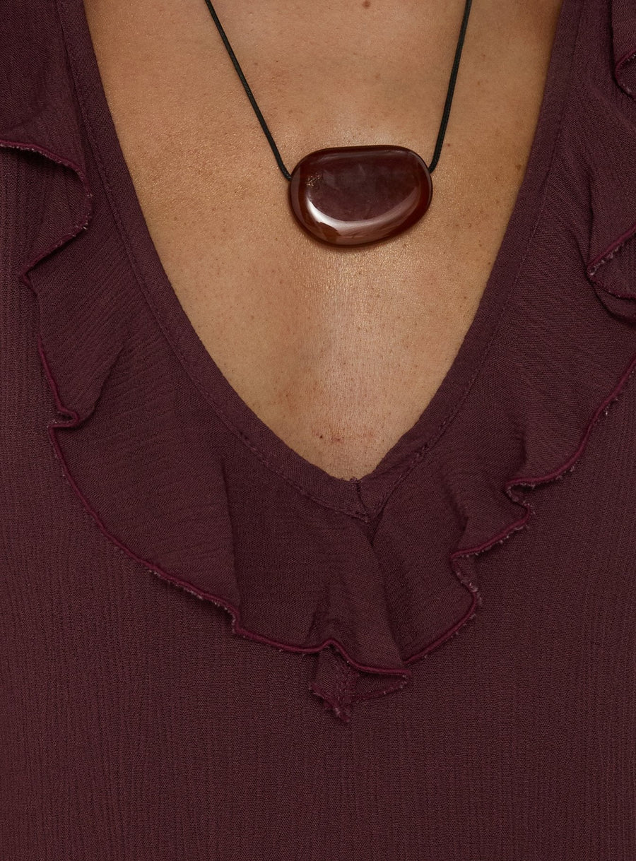 Swade Mini Dress Crinkle Plum · photo 6