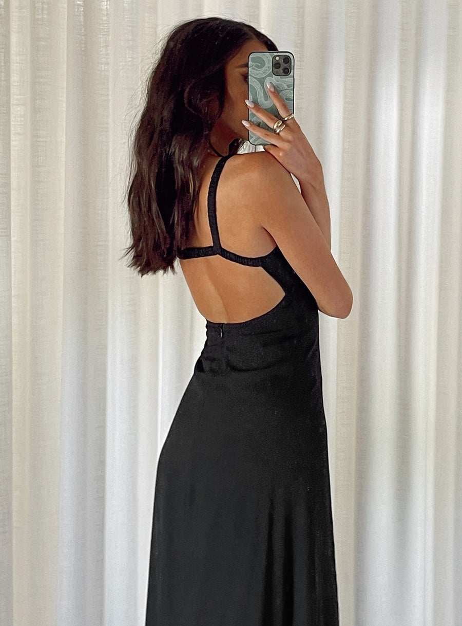 Georgia Midi Dress Black · photo 6