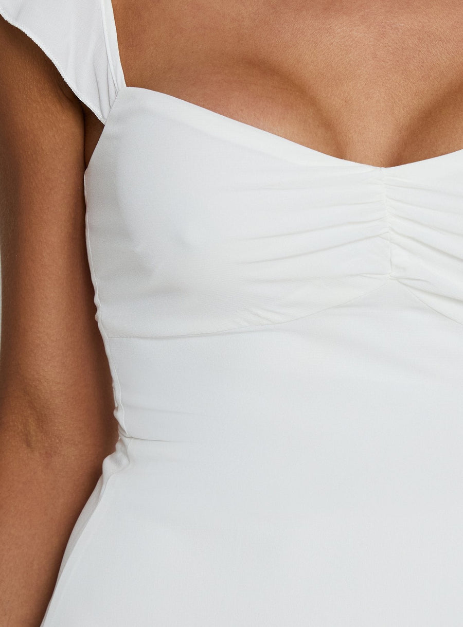 Landon Mini Dress White · photo 6