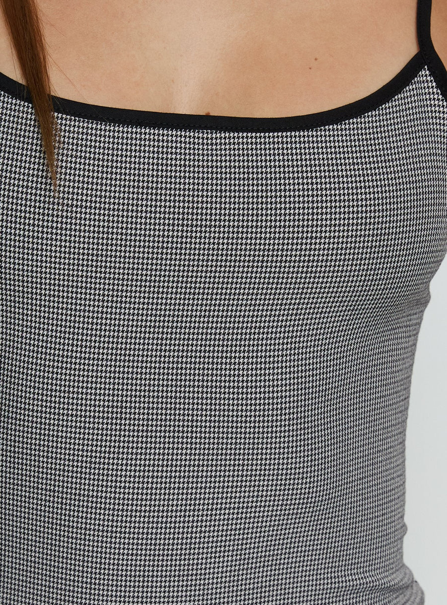 Voyage Mini Dress Noir Gingham · photo 6