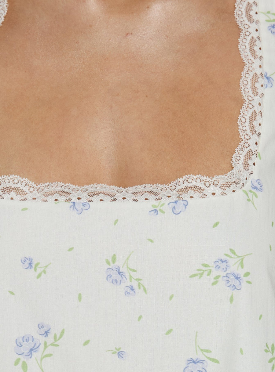 Alanah Mini Dress Blue Ditsy · photo 6