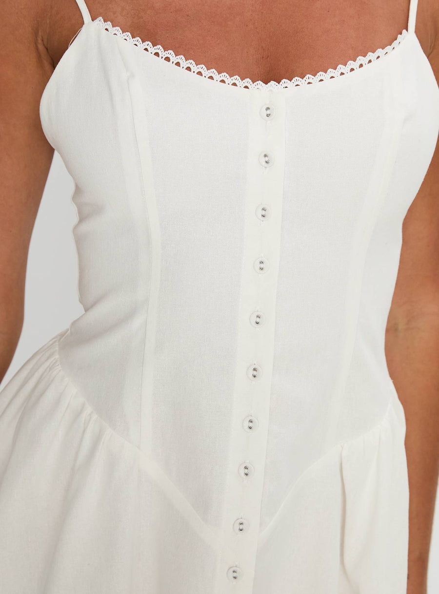 Toulouse Mini Dress White · photo 5