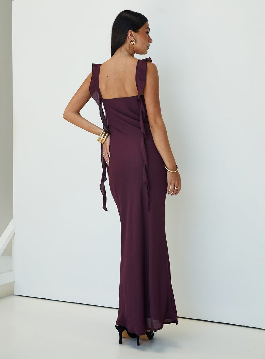 Lanai Maxi Dress Plum · photo 11