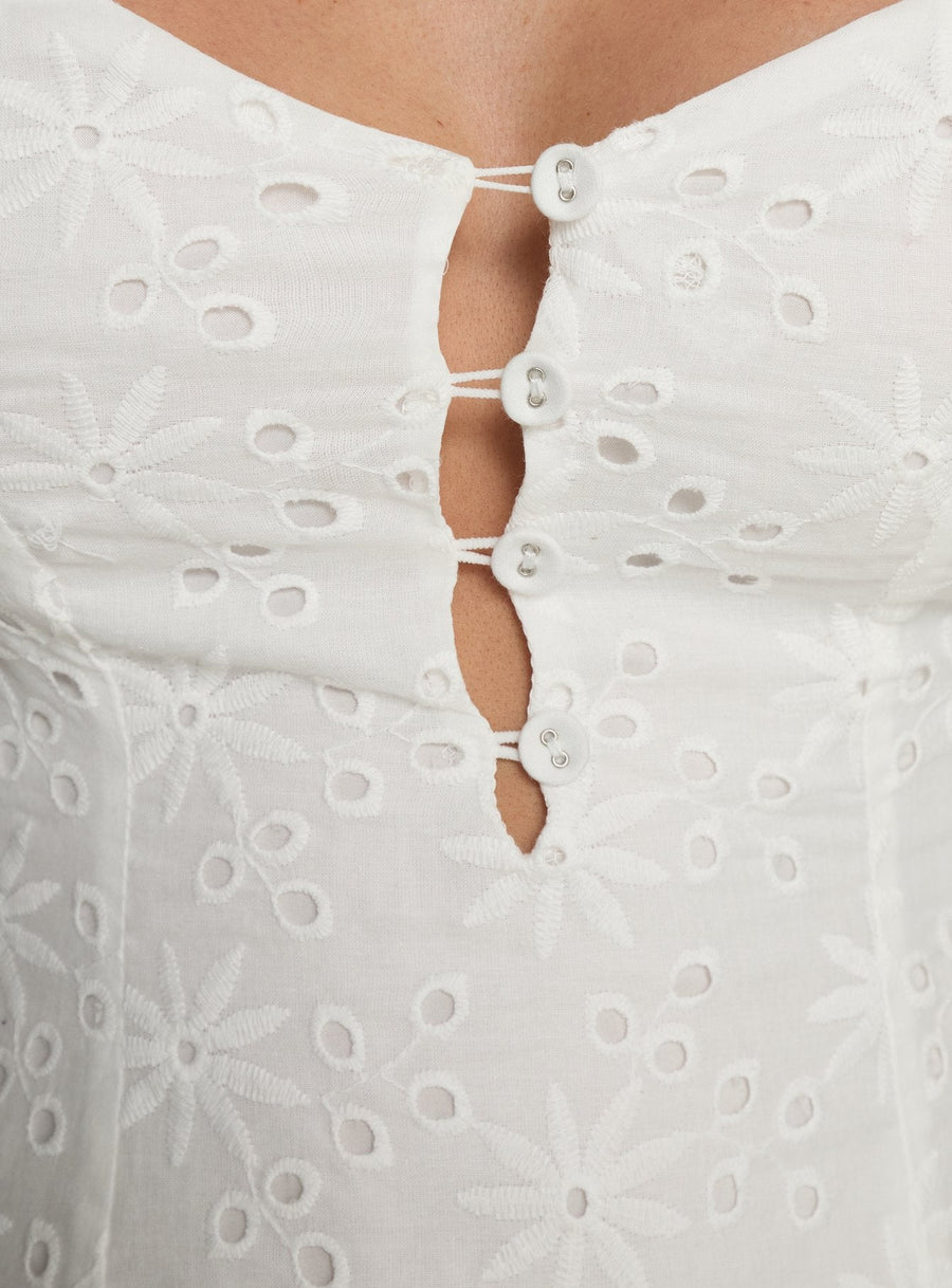 Eloisette Anglaise Mini Dress White · photo 6