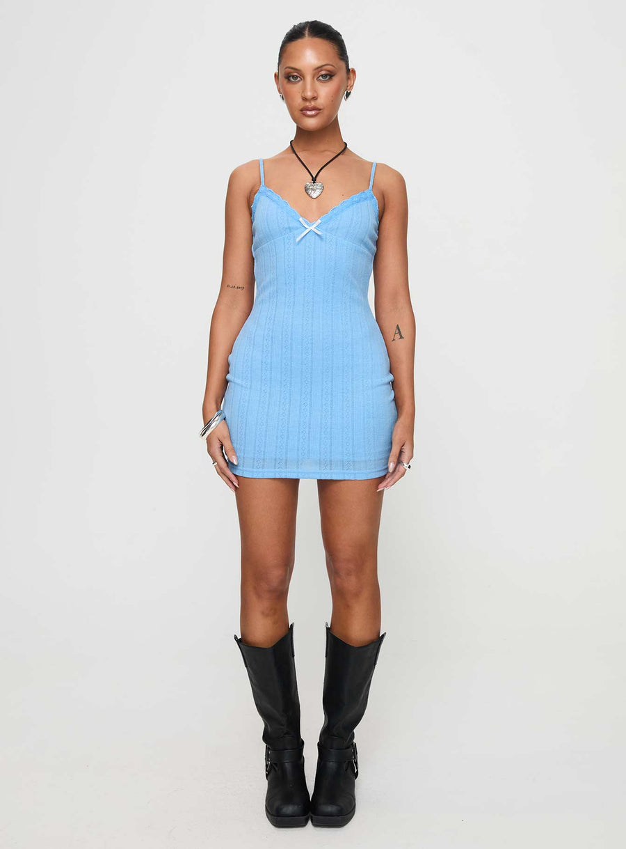 Susurrus Mini Dress Blue · photo 6
