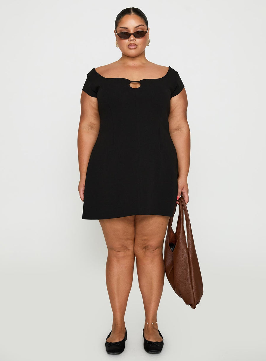 Sylvette Mini Dress Black Curve · photo 7