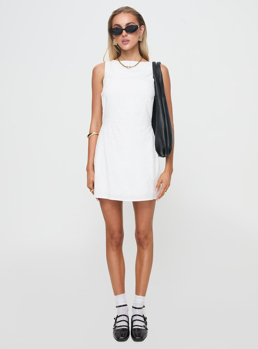 Swoon Mini Dress White · photo 7