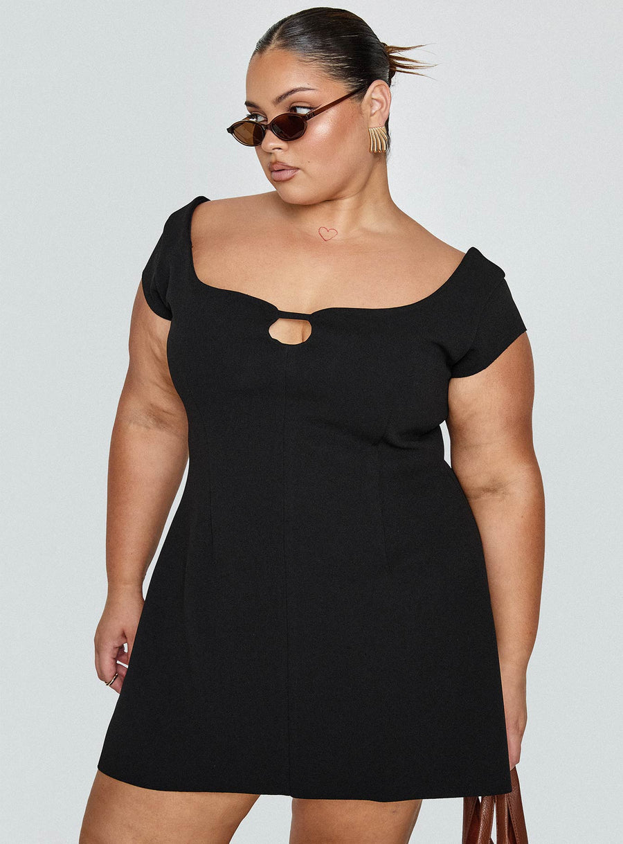 Sylvette Mini Dress Black Curve · photo 8