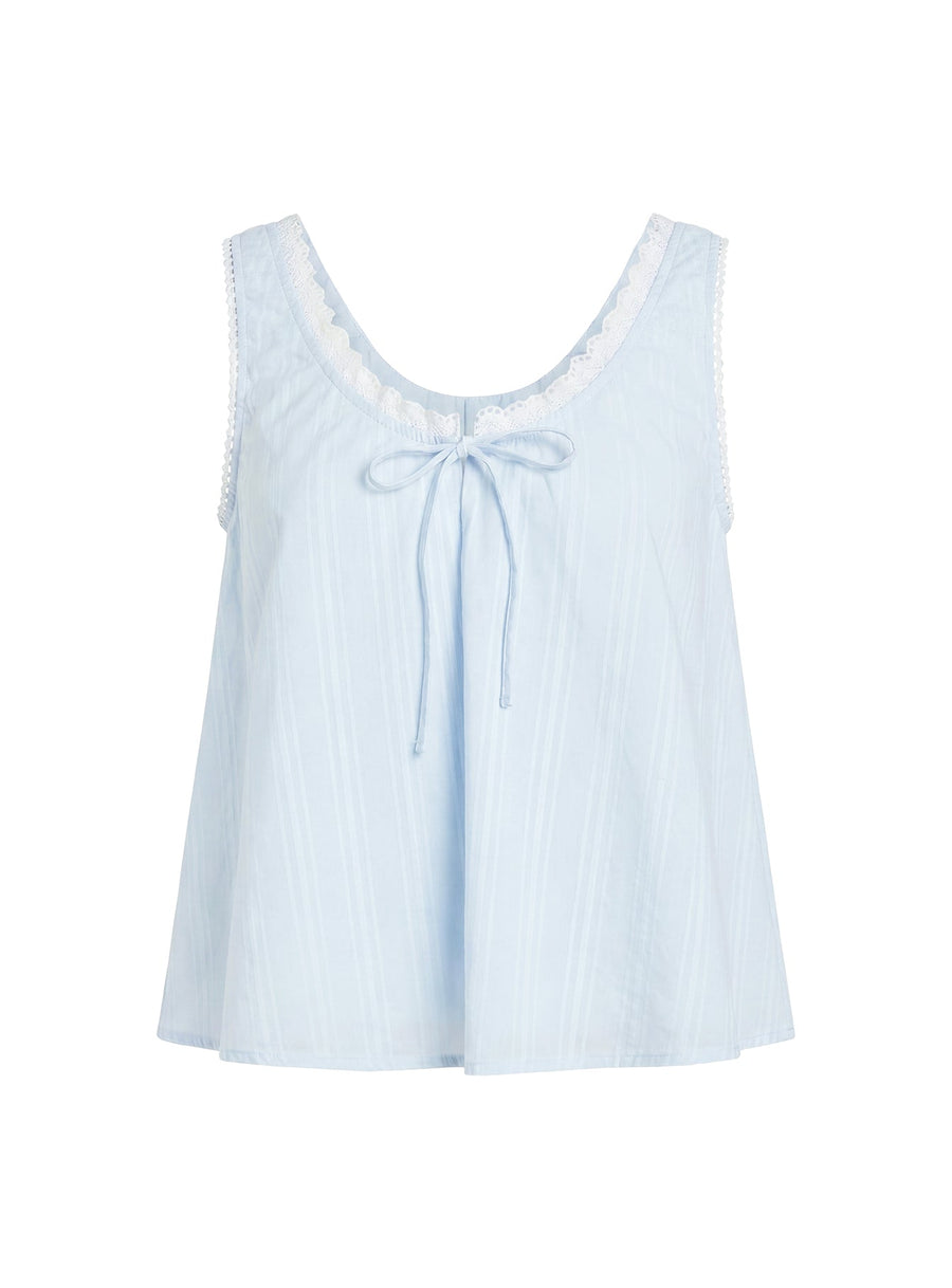 Antiquity Babydoll Top Blue · photo 10