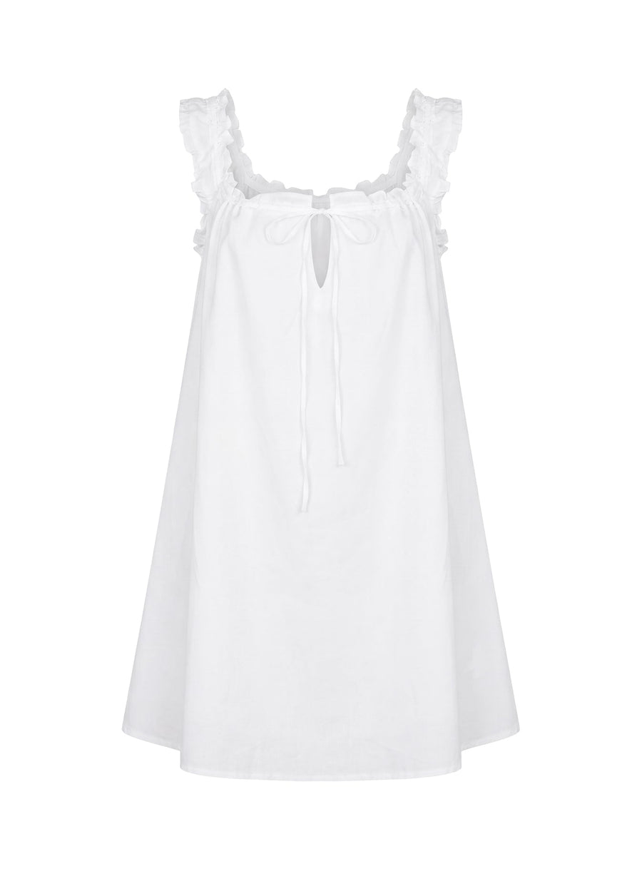 Swing Mini Dress White Petite · photo 11