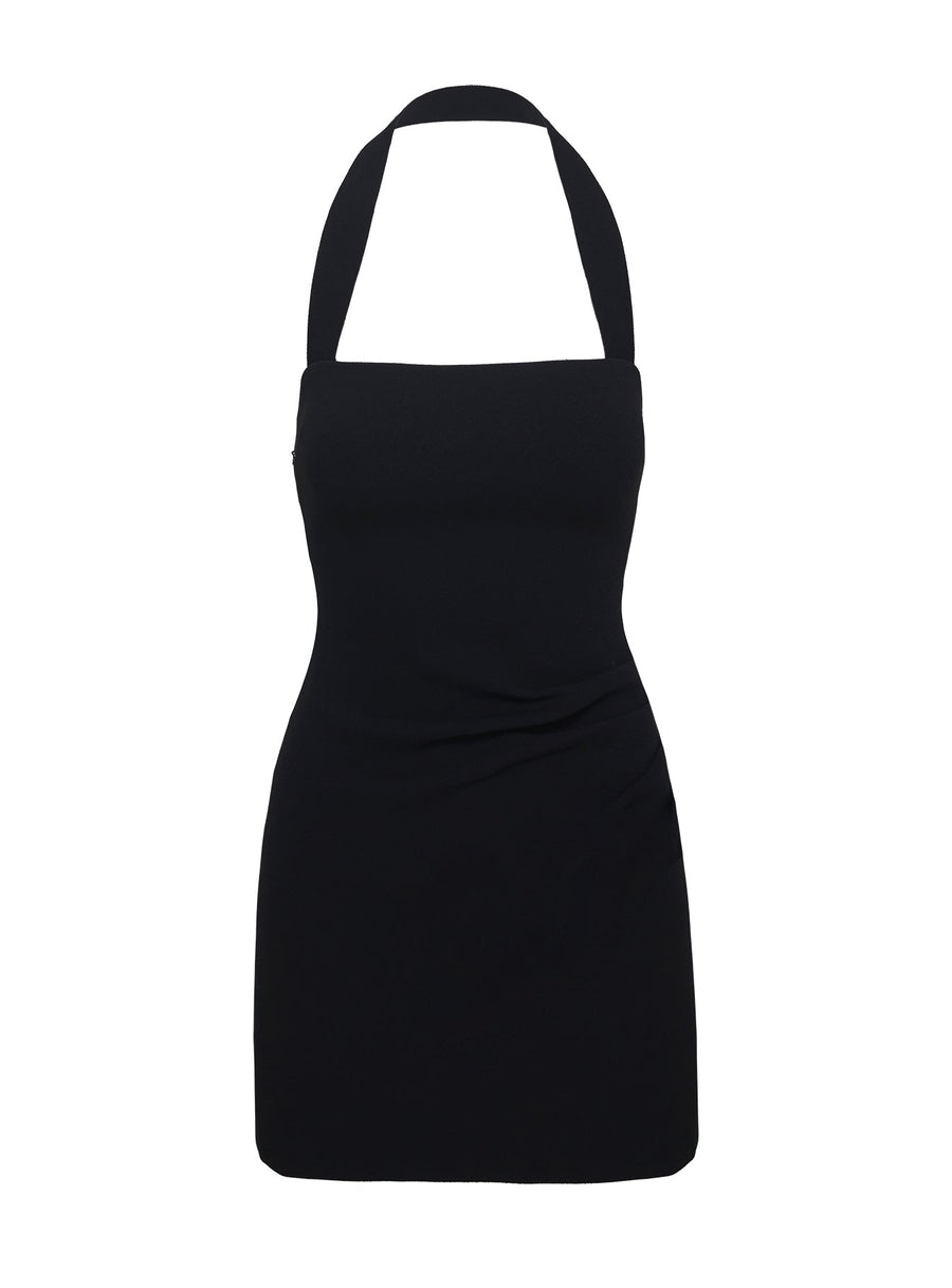 Haltshell Mini Dress Black · photo 5