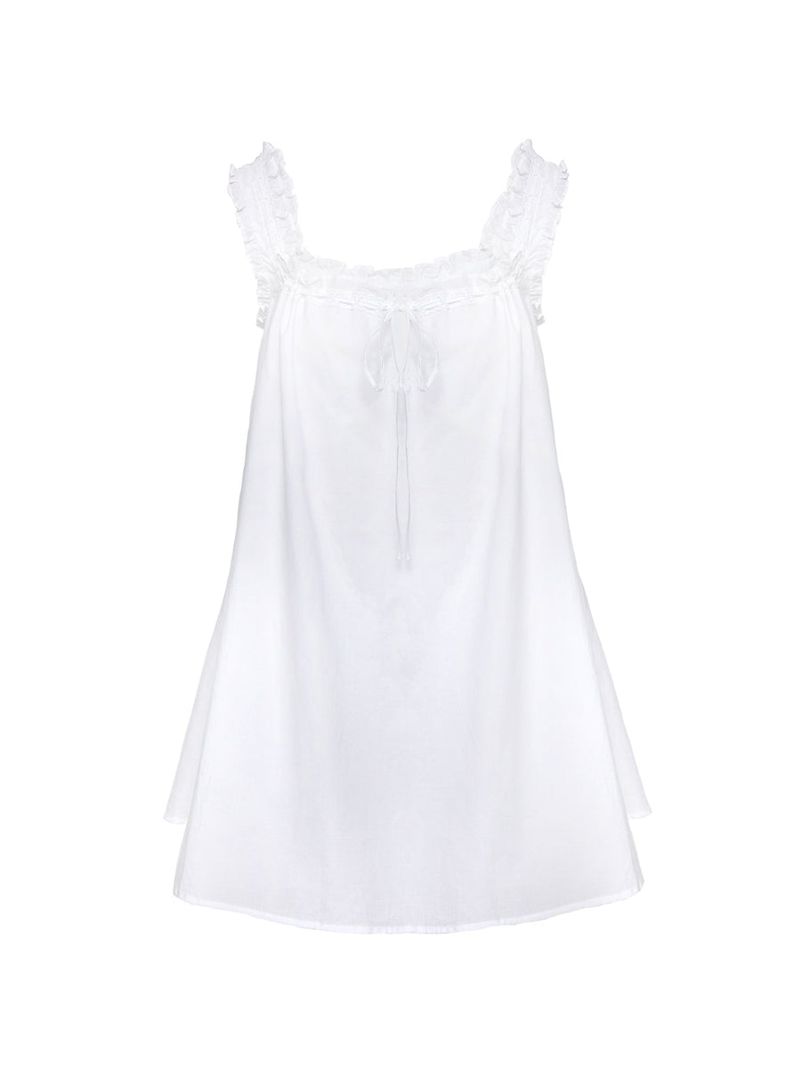 Swing Mini Dress White · photo 9