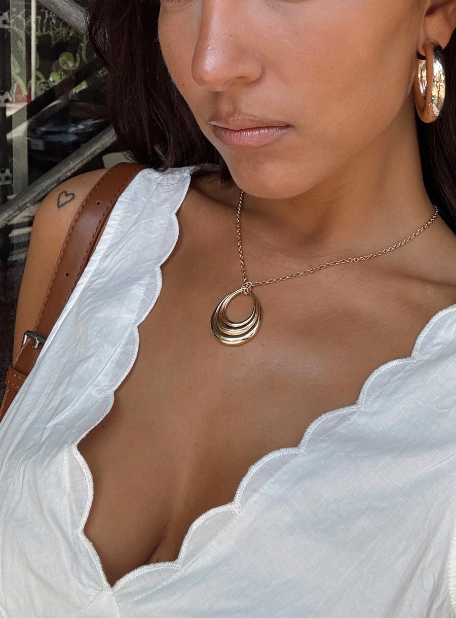 Sweet Disaster Necklace Gold · photo 1