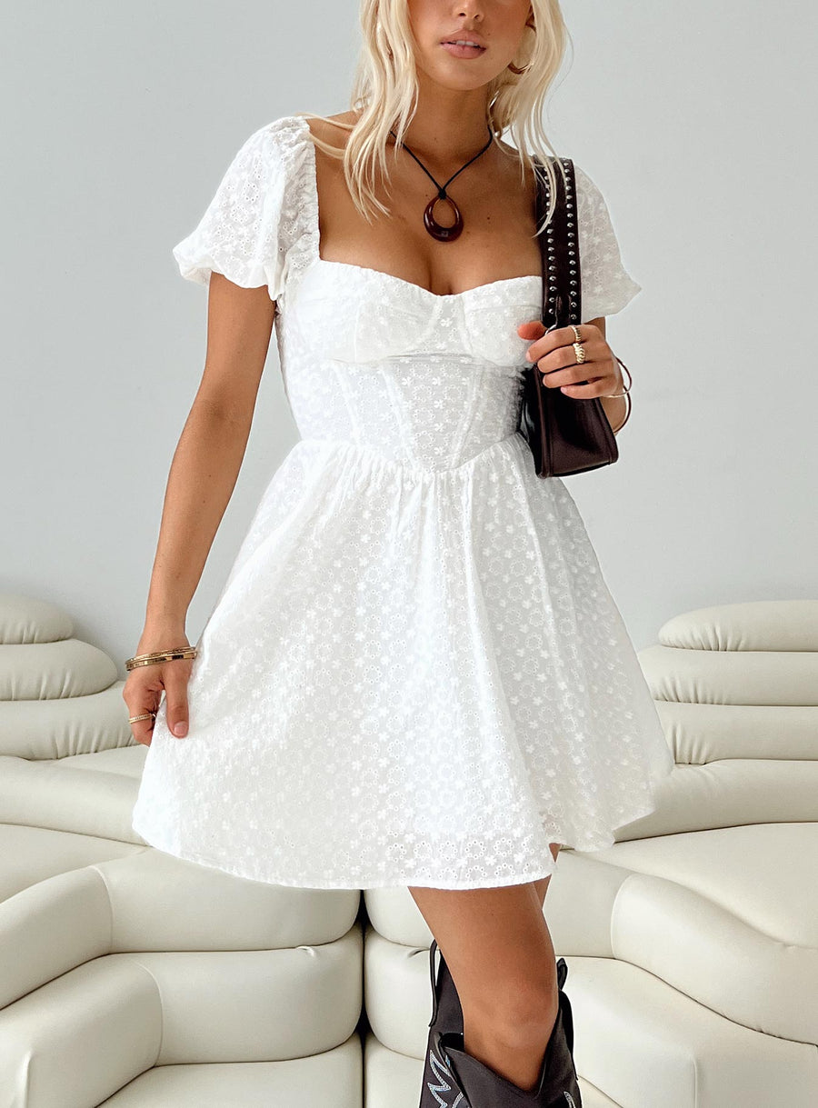 Darso Mini Dress White · photo 3
